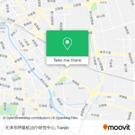 天津市呼吸机治疗研究中心 map