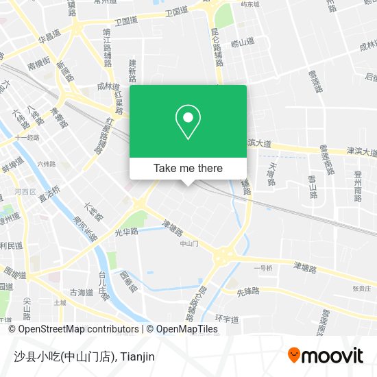 沙县小吃(中山门店) map