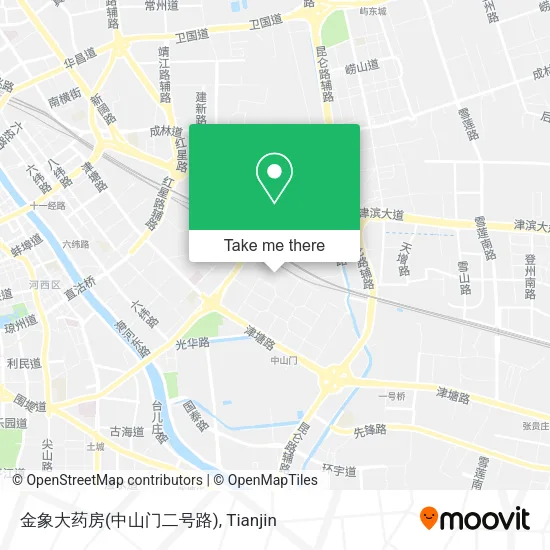 金象大药房(中山门二号路) map