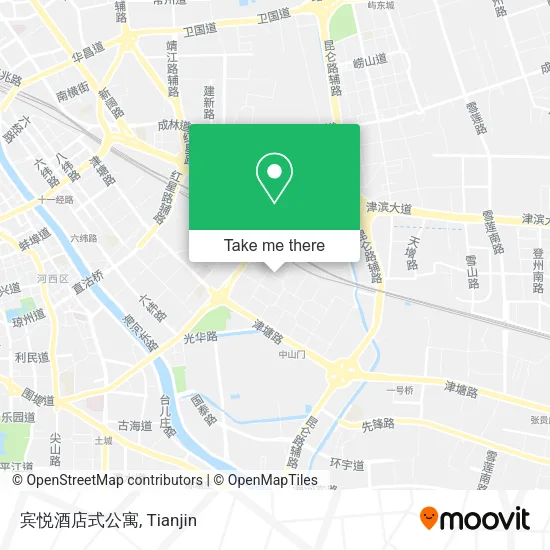 宾悦酒店式公寓 map