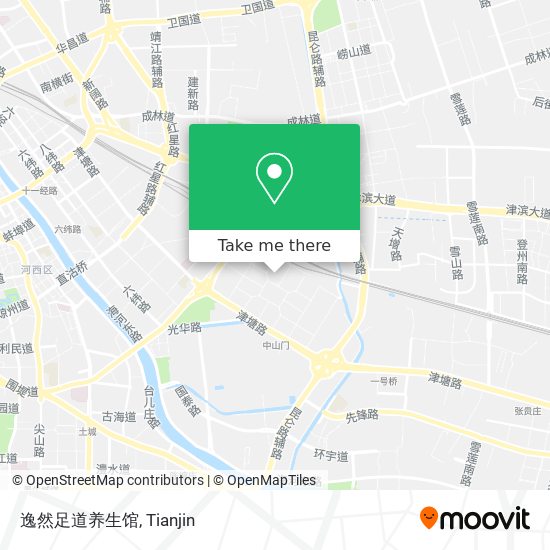 逸然足道养生馆 map