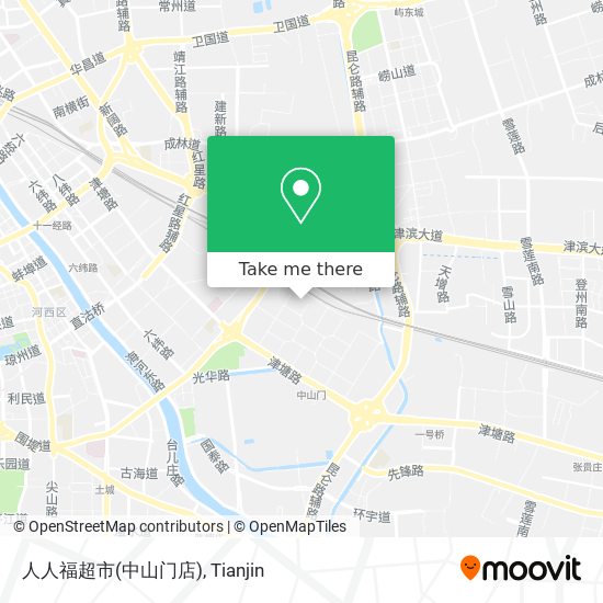 人人福超市(中山门店) map