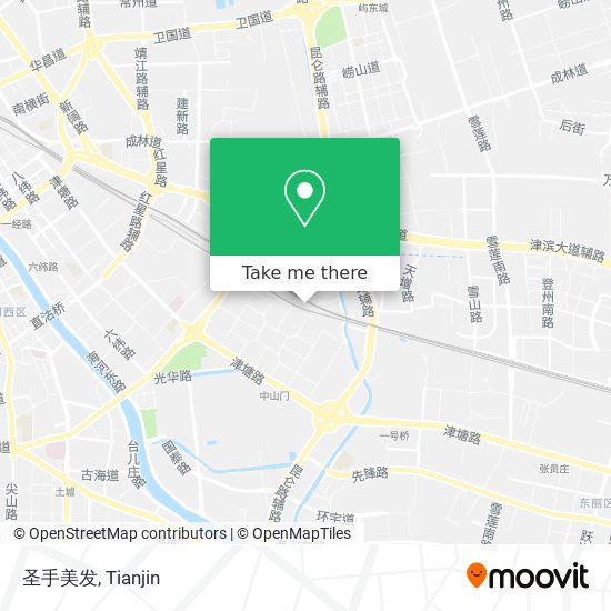 圣手美发 map