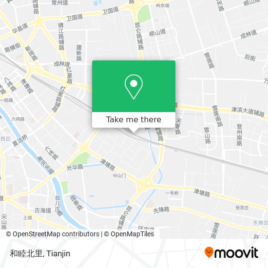 和睦北里 map