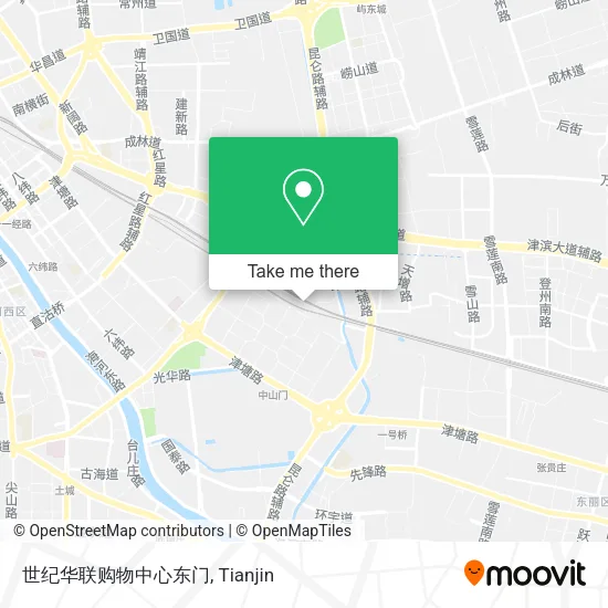 世纪华联购物中心东门 map