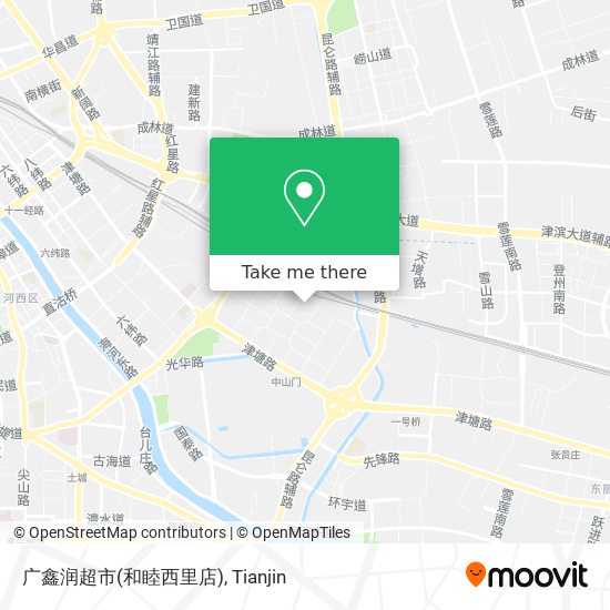 广鑫润超市(和睦西里店) map