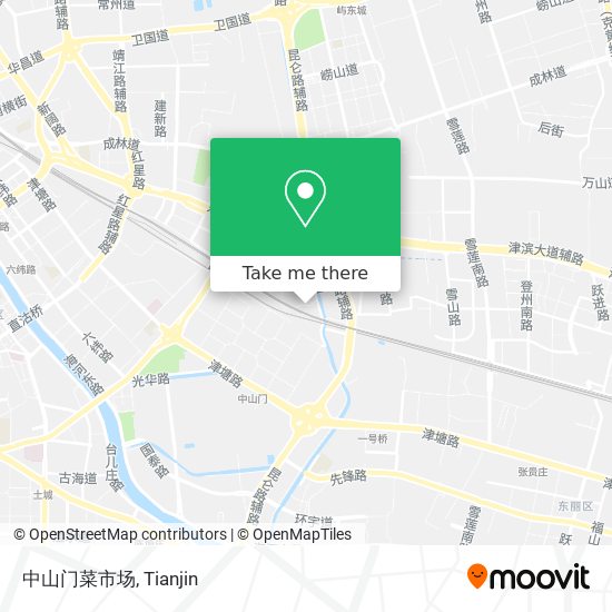 中山门菜市场 map