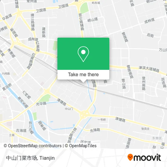 中山门菜市场 map