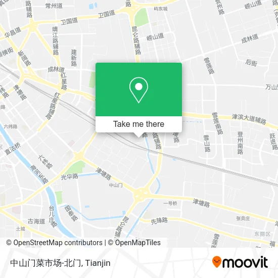 中山门菜市场-北门 map