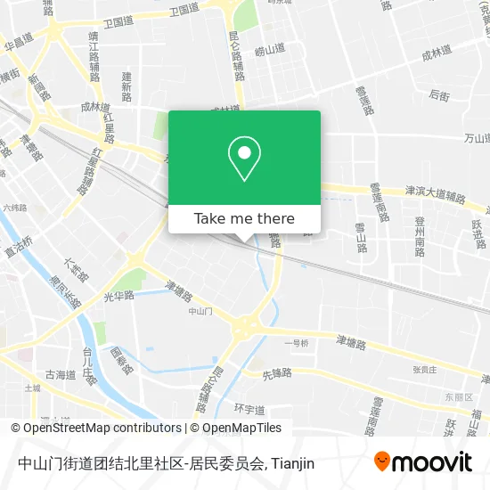 中山门街道团结北里社区-居民委员会 map