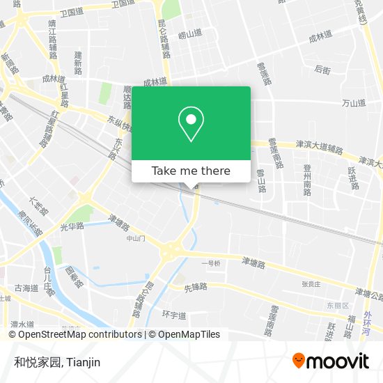 和悦家园 map