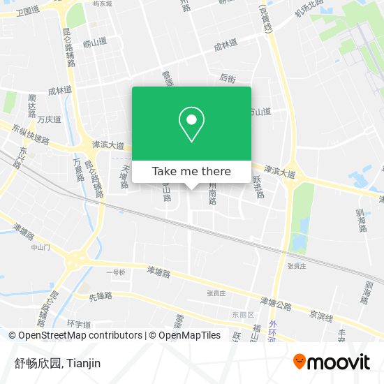 舒畅欣园 map