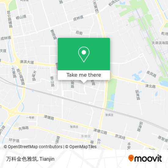 万科金色雅筑 map