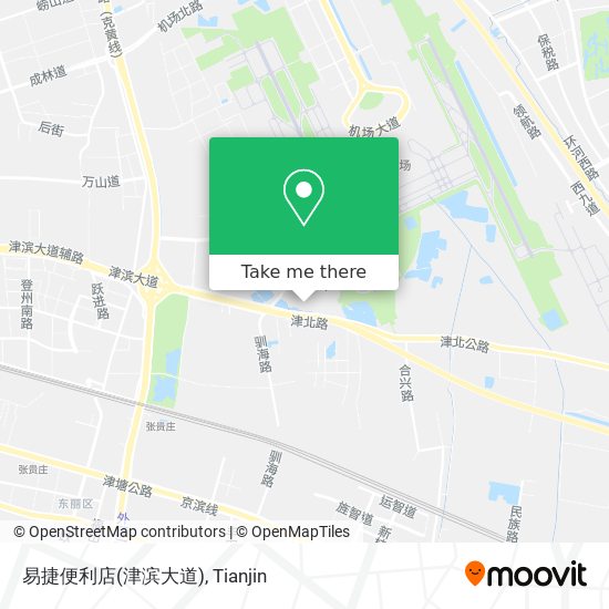 易捷便利店(津滨大道) map