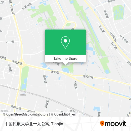 中国民航大学北十九公寓 map