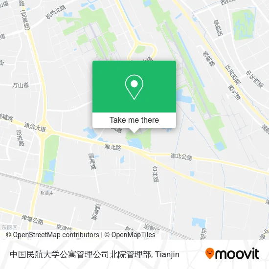 中国民航大学公寓管理公司北院管理部 map