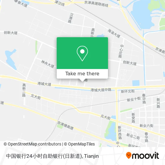 中国银行24小时自助银行(日新道) map