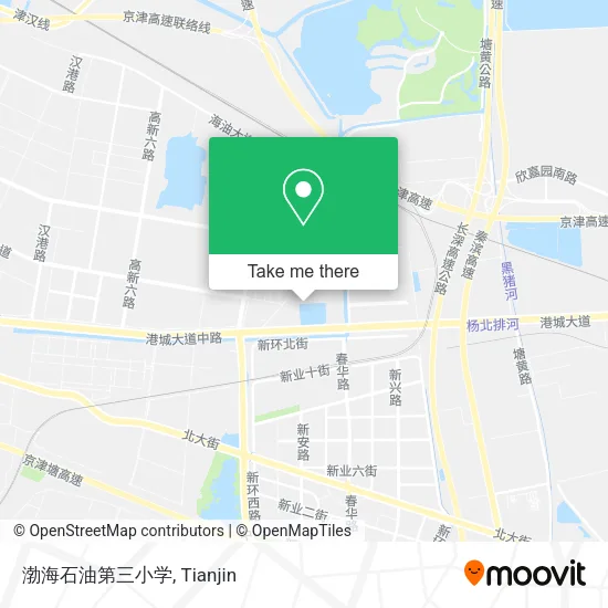 渤海石油第三小学 map