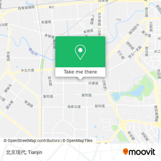 北京现代 map