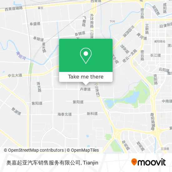 奥嘉起亚汽车销售服务有限公司 map