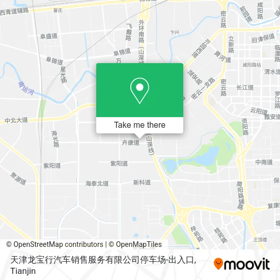 天津龙宝行汽车销售服务有限公司停车场-出入口 map