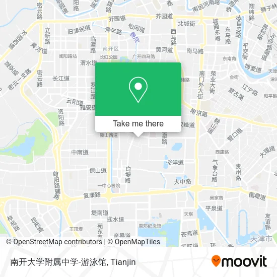 南开大学附属中学-游泳馆 map