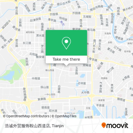 浩诚外贸服饰鞍山西道店 map
