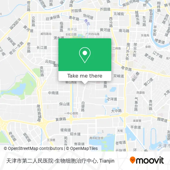 天津市第二人民医院-生物细胞治疗中心 map