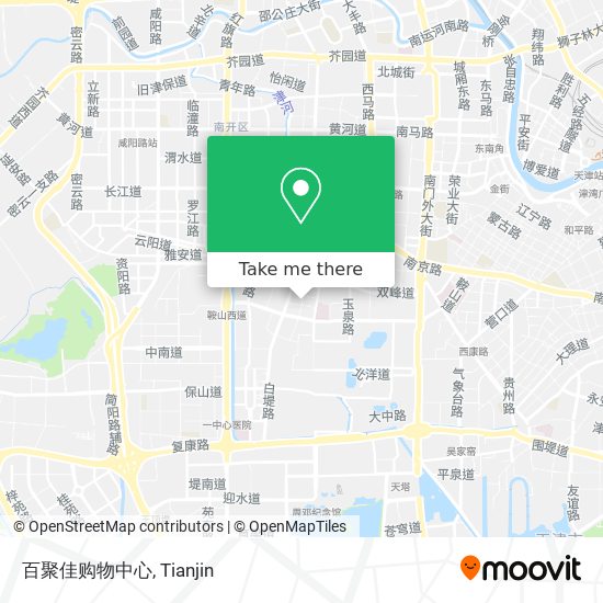 百聚佳购物中心 map