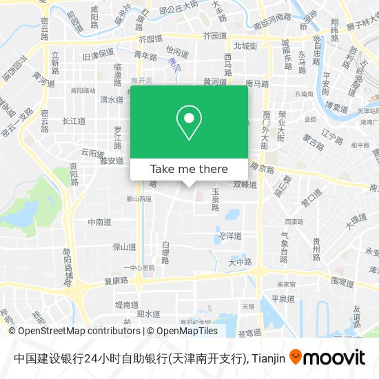 中国建设银行24小时自助银行(天津南开支行) map