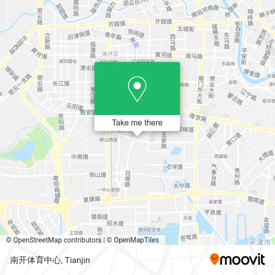 南开体育中心 map