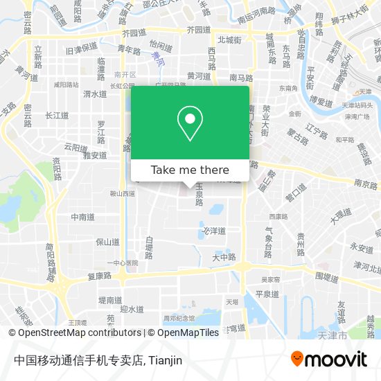 中国移动通信手机专卖店 map