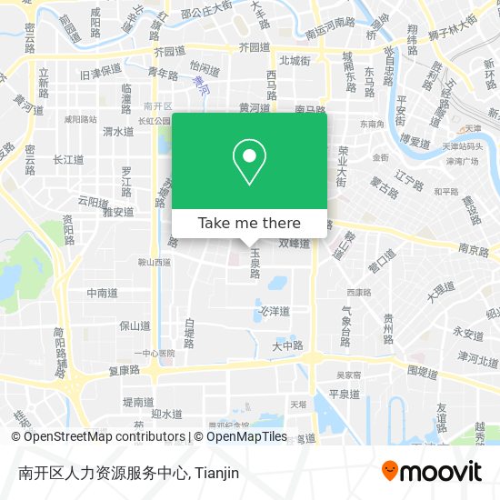 南开区人力资源服务中心 map