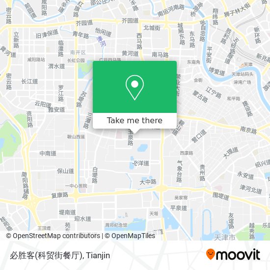 必胜客(科贸街餐厅) map