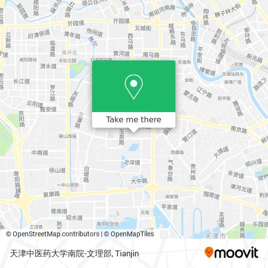 天津中医药大学南院-文理部 map