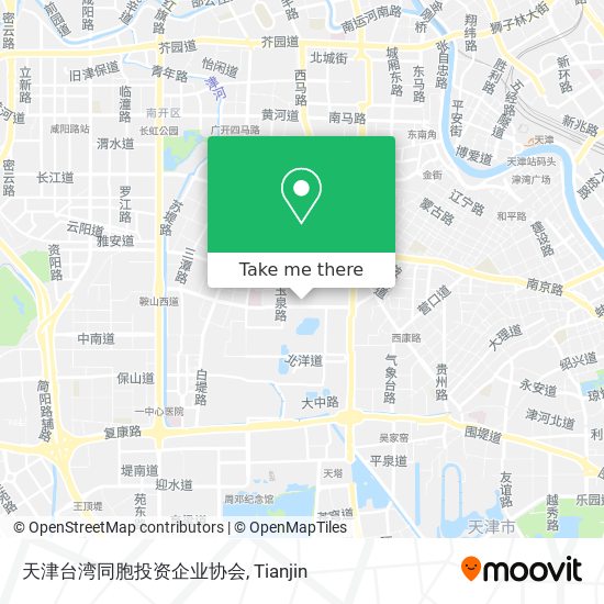 天津台湾同胞投资企业协会 map