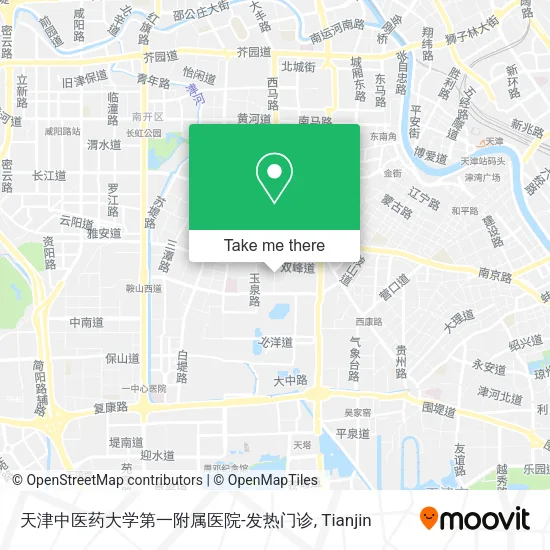 天津中医药大学第一附属医院-发热门诊 map