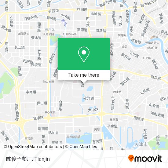 陈傻子餐厅 map