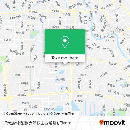 7天连锁酒店(天津鞍山西道店) map