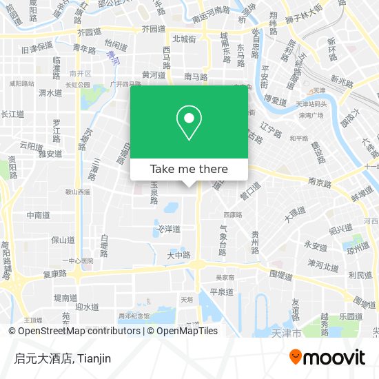 启元大酒店 map