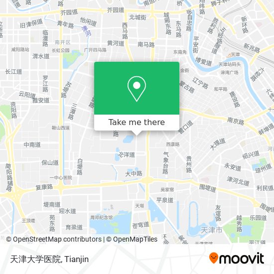 天津大学医院 map