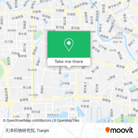 天津药物研究院 map