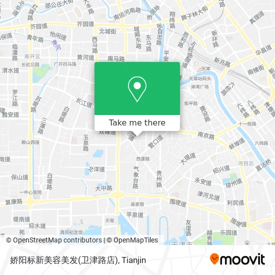 娇阳标新美容美发(卫津路店) map