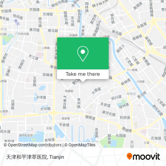 天津和平津萃医院 map
