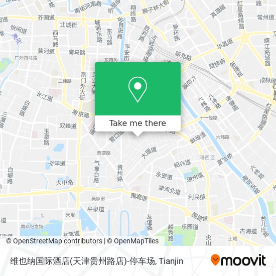 维也纳国际酒店(天津贵州路店)-停车场 map