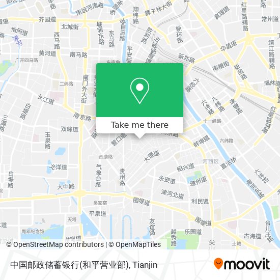 中国邮政储蓄银行(和平营业部) map