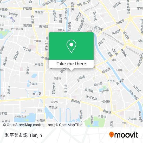 和平菜市场 map