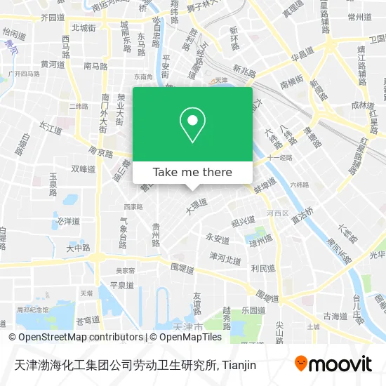天津渤海化工集团公司劳动卫生研究所 map