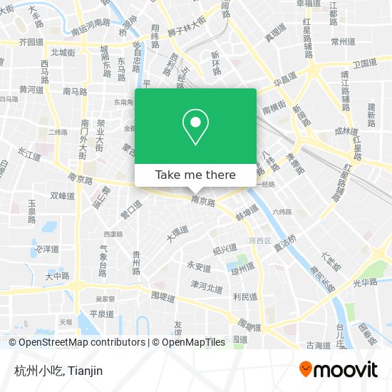 杭州小吃 map