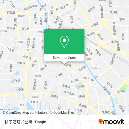 桔子酒店式公寓 map